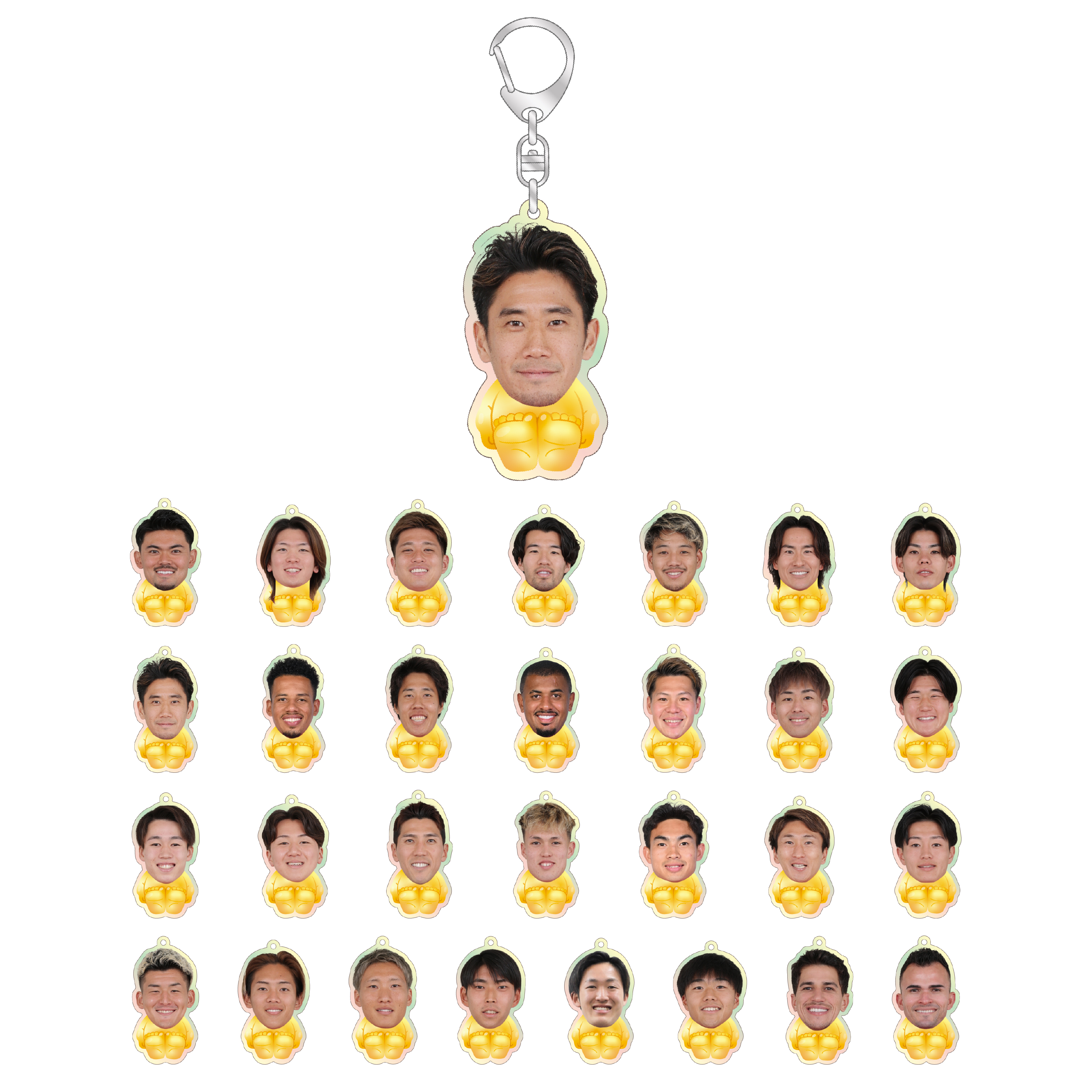 ビリケン様」コラボグッズや、スマホストラップホルダーや晴雨兼用